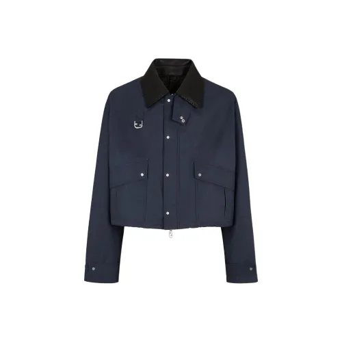 FENDI FW24 Куртки и Пальто Мужской Синий