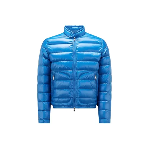 Moncler Acorus Короткий пуховик пуховик мужской синий