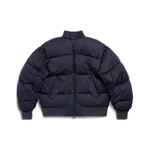 Balenciaga SS24 Куртки Пальто Свободный крой Унисекс Морской синий