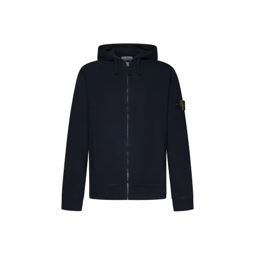 STONE ISLAND Толстовка Мужская Морской Синий