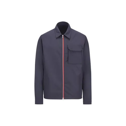 Moncler Куртки и Пальто Мужской Темно-синий Синий