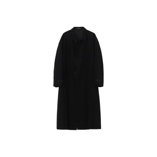 Yohji Yamamoto Pour Homme FW24 Пальто Мужское Черное