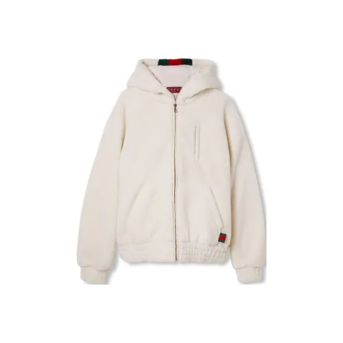 GUCCI SS25 Куртки и Пальто Мужской Айвори Белый