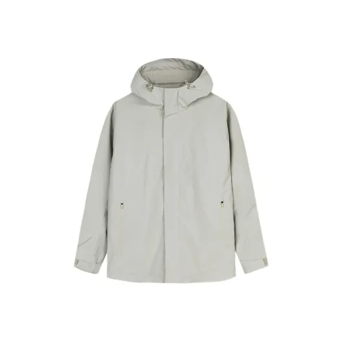 CHAOJIANTA Ветер And Вода Репеллент Ветровка Мужская Простая Туманный Серый