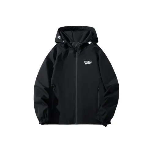 Черный клевер унисекс куртки