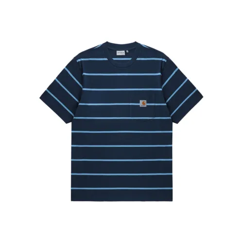 Carhartt WIP T-Shirt Мужской Темно-синий