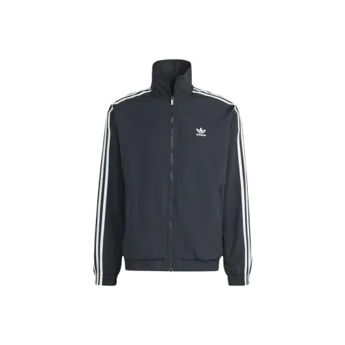Adidas Originals Woven Firebird Adicolor Woven FIREBIRD TRACK Топ Куртки Пальто Мужской Черный