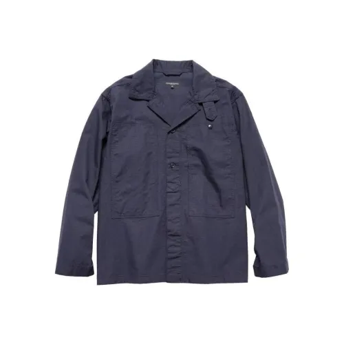 Куртки и пальто для мужчин синего цвета совместный проект Engineered Garments