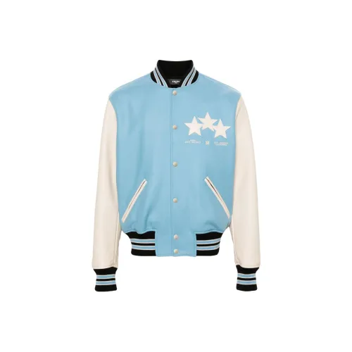 AMIRI Бейсбольная куртка Мужская Синяя