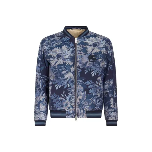 ETRO Мужские Синие Куртки
