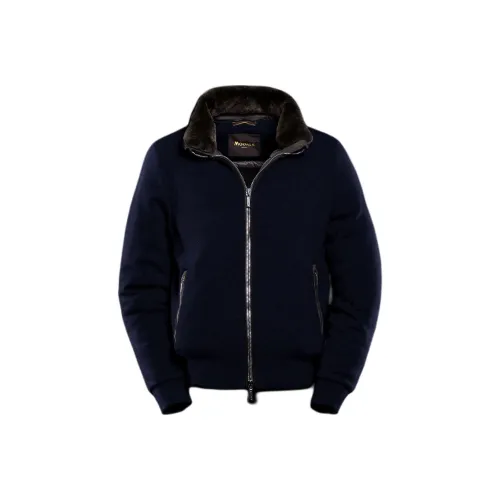 Moorer Куртки и Пальто Мужской Морской Синий