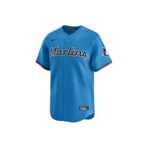 Nike x MLB Jazz Chisholm Jr. Miami Marlins Бейсбольная куртка Мужской Синий