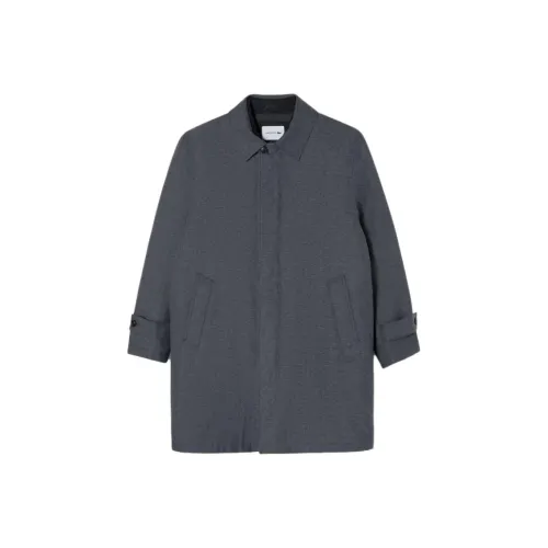 LACOSTE Хлопковый пуховик Мужской Темно-серый