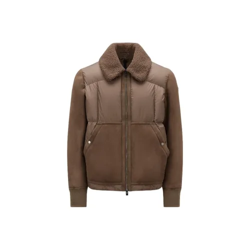 Moncler Куртки и Пальто Мужской Коричневый