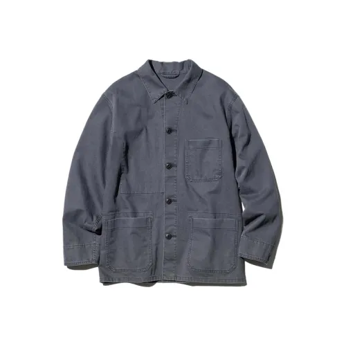 UNIQLO Куртки и Пальто Мужской Асфальтовый Серый