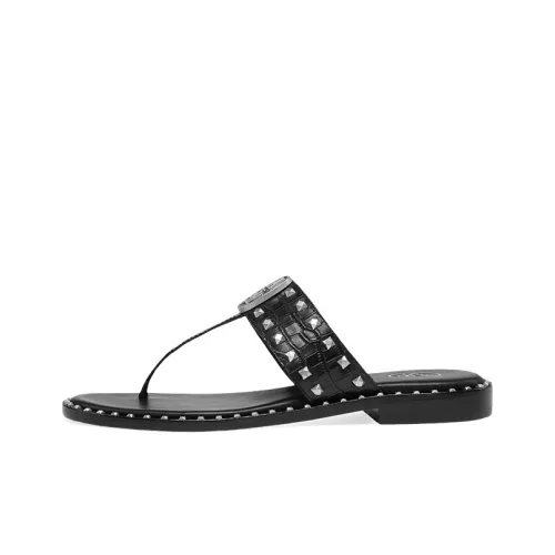 Пепельные шлепанцы с противоскользящим эффектом женские