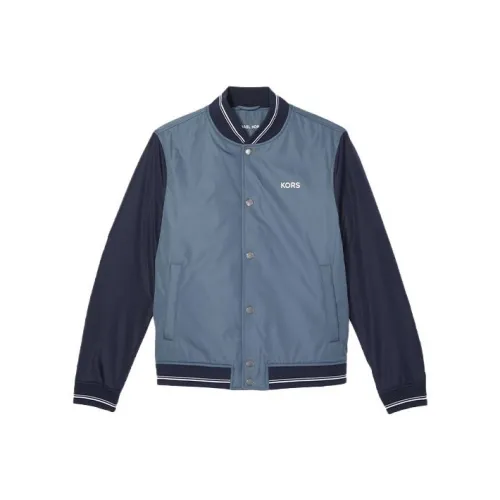 MICHAEL KORS Серый Синий Мужской Бейсбольная Джерси