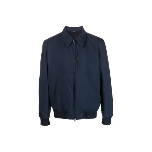 BRIONI Куртки и Пальто Мужской Морской Синий