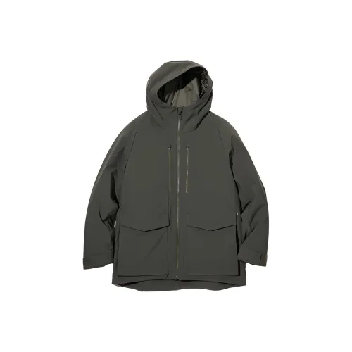 UNIQLO Пуховик Мужской Темно-Зеленый