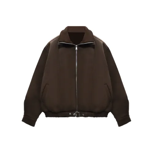 WILD LEADER Куртки Пальто Унисекс Кофе