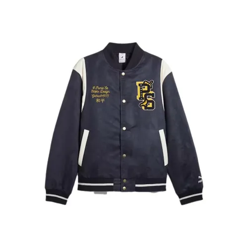 PUMA TRAIN ALL DAY Staple VARSITY Куртка Мужская Синяя