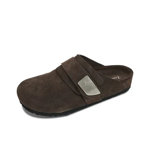 Zuogedu Пробковая подошва устойчивая к истиранию домашние тапочки унисекс мокко