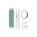 [Ультра-острая нижняя заколка с диагональными щипцами + Ультра-острая игла] + Маленькое зеркальце + Спиртовые ватные палочки + [5x] Зеркальце