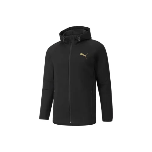 PUMA EVOSTRIPE Full Zip Толстовка Куртка Мужская Черная