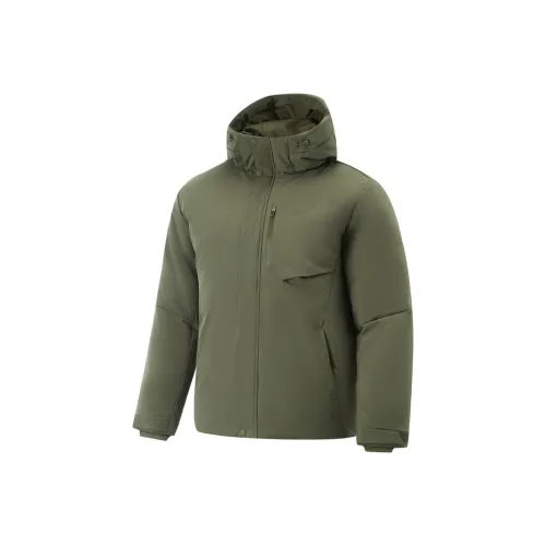 LINING Fitness Series Пуховик Мужской Армейский Зеленый