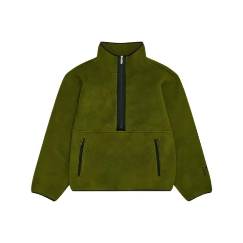 THE NORTH FACE x CDG Dome FW24 Wind Velvet Feel Coat Unisex Luo Ke Green