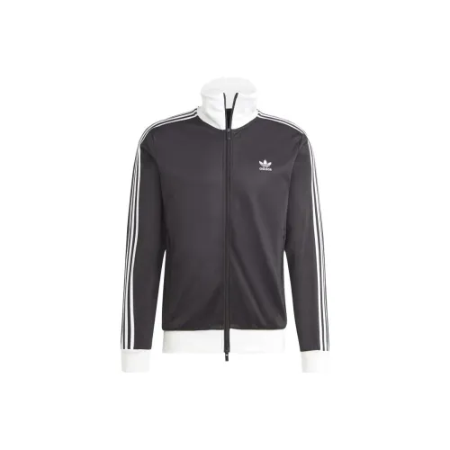 Adidas Originals ADICOLOR CLASSICS BECKENBAUER TRACK Куртка Куртки Пальто Японская версия Мужской Черный