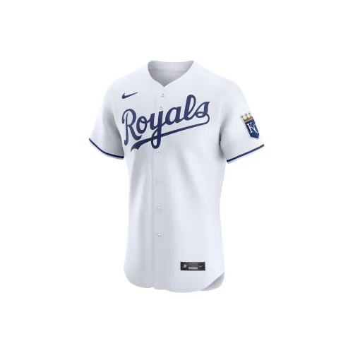 Nike x MLB Nike X MLB Co Бренд Kansas City Royals Бейсбольная куртка Мужской Белый