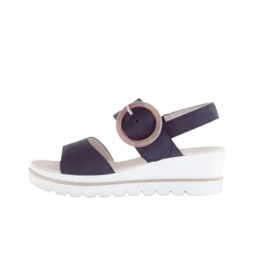 Gabor Мода One Ремешок Сандалии 5 см Женские Синие