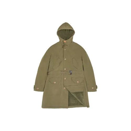 MADEN Хлопковый пуховик Мужской Армейский зеленый