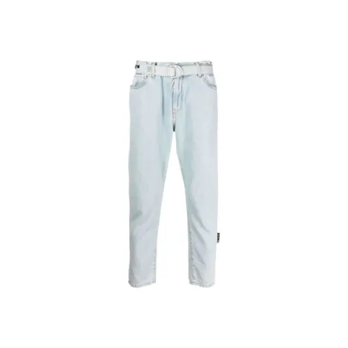 OFF Белый SS21 Синий Мужские Джинсы