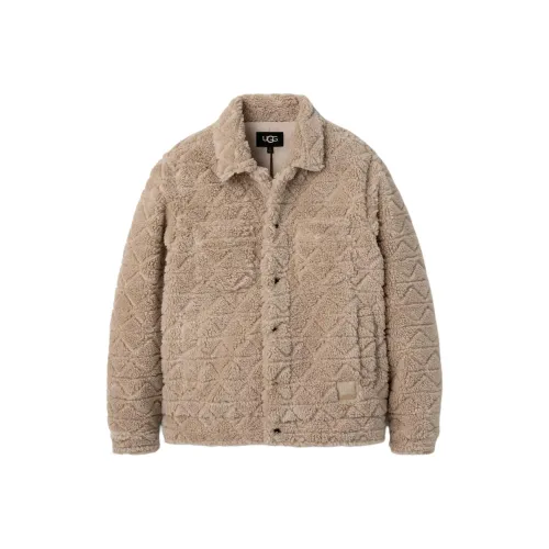 UGG Вельвет Feel Пальто Мужское Масляный Серый