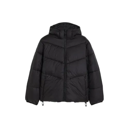 H&M Черные Мужские Пуховики