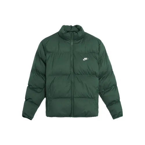 Nike Sportswear Club Хлопковый пуховик Мужской Зеленый