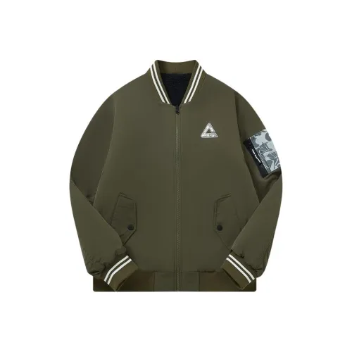 PEAK Basketball Culture Series Бейсбольная куртка Мужская Оливково-зеленая