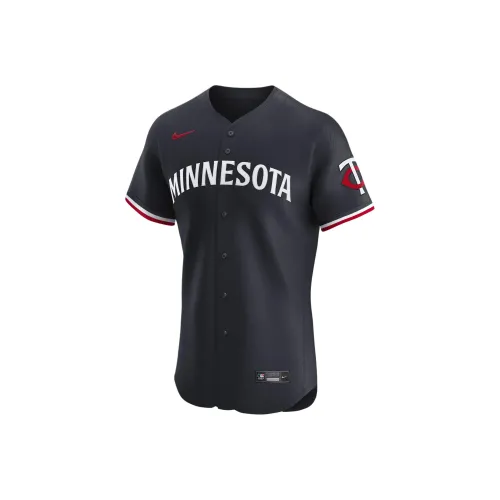 Nike Dri Fit ADVMinnesota Twins Бейсбольная куртка Мужская Серый