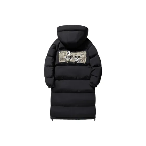 POLAR BEAR Пуховик Унисекс Черный