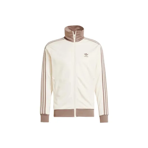 Adidas Originals BECKENBAUER Adicolor Classics Куртка Мужская Чудесный Белый Дорожка Тауповый