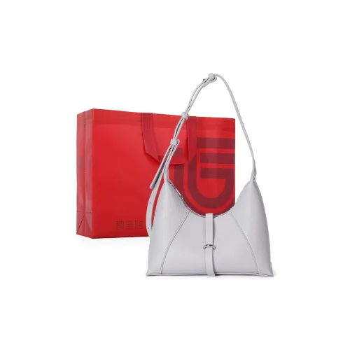 Dubaolu Сумка через плечо из синтетической кожи среднего размера женская серая черная