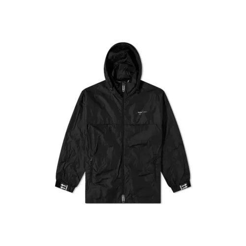 Off Белый SS20 Черный Мужской Тренч