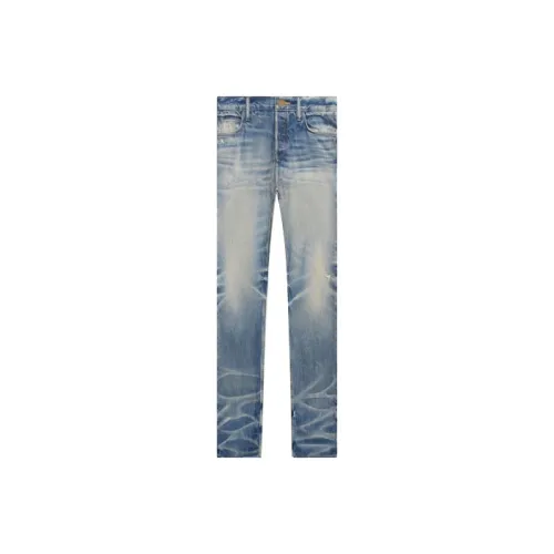 Fear of God Seventh Season Синие Белые Мужские Джинсы