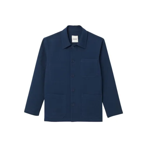 Sandro Темно-синие мужские куртки