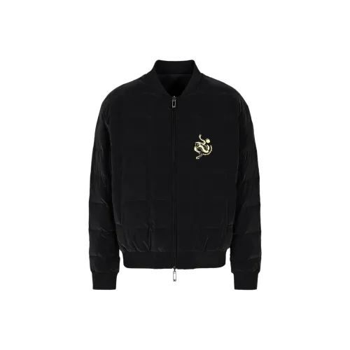 EMPORIO ARMANI SS25 Пуховик Мужской Черный