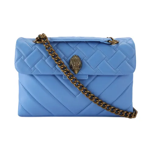 Kurt Geiger London Кожа Плечевая сумка Унисекс Средняя синяя