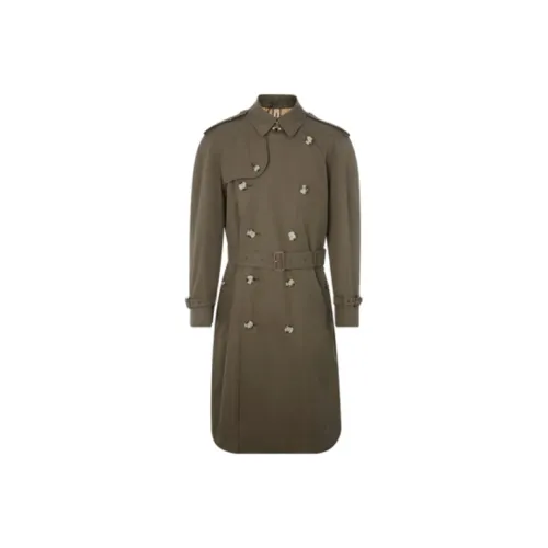 Burberry Тренчкот Мужской Армейский Зеленый