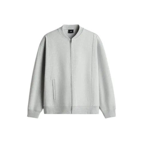 H&M Новогодний Смешанный Серый Мужские Куртки